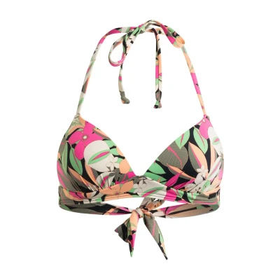 Imagen de Roxy Classics Halter NECK Top de bikini, Mujer, Talla: 36/38, Anthracite