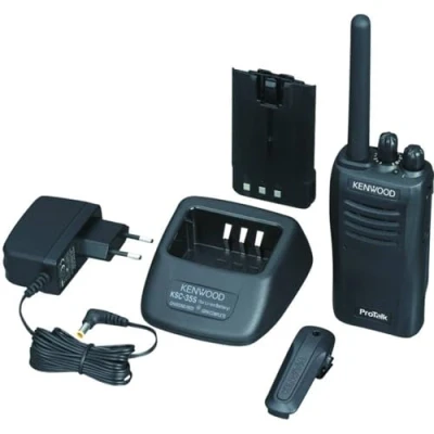 Imagen de Kenwood Electronics TK 3501E 16channels 0.0125MHz Negro Two Way radios Walkie Talkie (16 Canales, 9000 m, LED, 20 h, 280 g, 54 x 25,5 117 mm)
