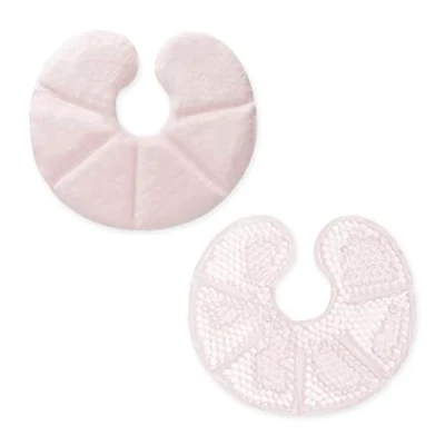 Imagen de Navaris Bolsas de gel frío calor Set 2x compresa para pecho durante lactancia Almohadillas caliente hielo pechos maternidad Rosa