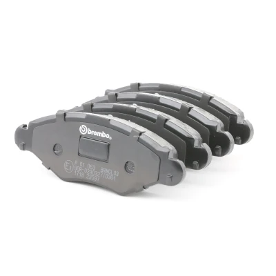 Imagen de BREMBO P 61 063 Juego de pastillas freno excl. contacto avisador desgaste con tornillos pinza accesorios PEUGEOT: 206 Hatchback