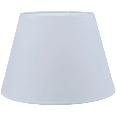 Imagen de Sinta Pantalla de Lámpara Moderna Tela Coolie Relajación E14 / e27 Pared Vertical Pequeña Mesa,Vela,Ø12&quot;/30cm Bianca
