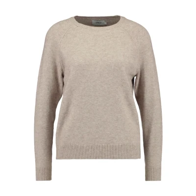Imagen de ONLY Onllesly Kings Pullover Jersey de punto, Mujer, Talla: Large, Beige melange