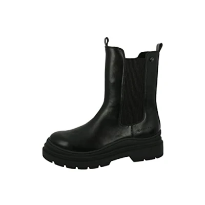 Imagen de TOM TAILOR 4291710, Botas Estilo Chelsea Mujer, Negro, 40 EU