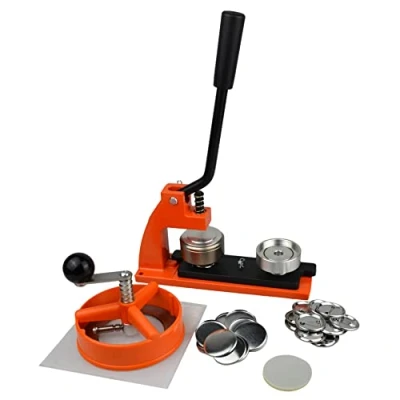 Imagen de Ebadges 38mm Micro Badge Maker Kit con 250 componentes de metal cortador círculo troquel intercambiable 45mm 58mm Máquina sólido la insignia