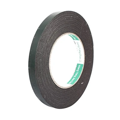 Imagen de sourcing map 1uds 12mm x 1mm Autoadhesivo Choque Resistente Anti Ruido Espuma Cinta 10M Longitud
