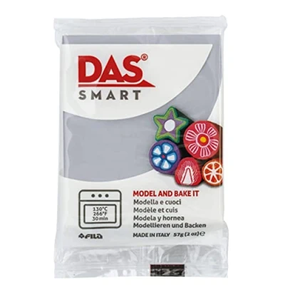 Imagen de DAS Smart, Pasta para modelar que se endurece al horno, 57g, Gris Frío