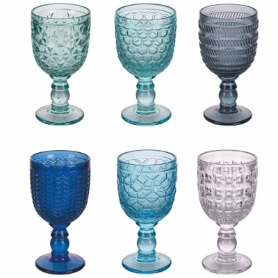 Imagen de Villa d&#039;Este Home Tivoli Geometrie Ocean Juego de 6 copas cristal (280 ml)
