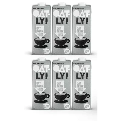 Imagen de Oatly Avena Bebida de Edición Barista 1 litro paquete líquida Rico en grasas insaturadas