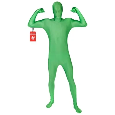 Imagen de Morphsuits Msuit Segunda Piel Disfraces para adultos, Color verde, M (STSGRM) , color/modelo surtido