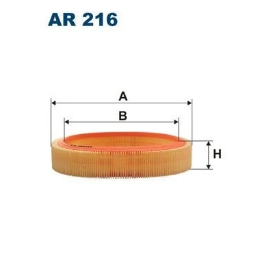 Imagen de FILTRON AR 216 Filtro de aire 61,5 295 Cartucho filtrante OPEL: Rekord E1 Familiar, Manta B Berlina, Berlina