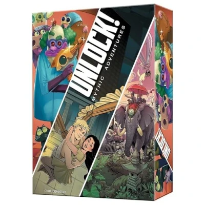 Imagen de Space Cowboys Unlock! Mythic Adventures Juego De Mesa Escape Room para Adultos y Familias a Partir 10 Años 1 6 Jugadores 60 Minutos por Partida Español