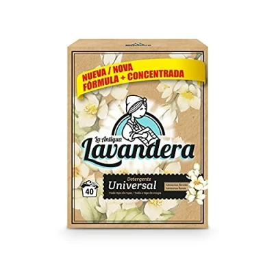 Imagen de Pack. 4 uds. La Antigua Lavandera Detergente Automático Polvo 40 Cacitos