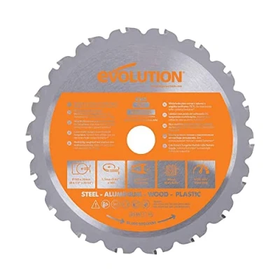 Imagen de Evolution R165TCT 18CS Hoja de 165 mm para corte materiales múltiples y 18 dientes