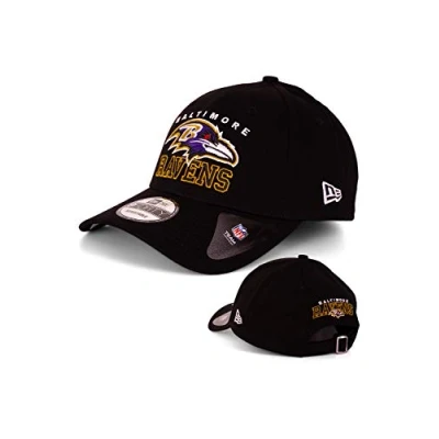 Imagen de New Era Gorra para hombre, edición limitada, con bordado adicional del equipo en la parte trasera, de NFL, NBA, MLB, 9Forty ajustable los Yankees, Bulls, Dodgers, Lakers, Sox Baltimore Ravens