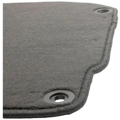 Imagen de AutoStyle TM AU552V Juego de alfombrillas suelo Terciopelo delante y detrás 4 negro