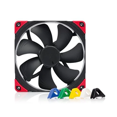 Imagen de Noctua NF A14 PWM chromax.black.swap, Ventilador Silencioso, 4 Pines (140mm, Negro)