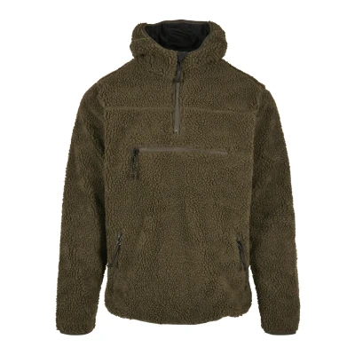 Imagen de Brandit Teddyfleece Worker Pullover, color: olive, size: XXL