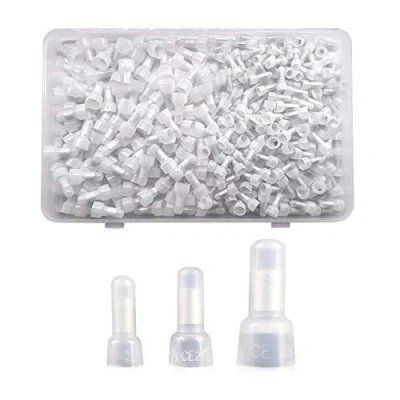 Imagen de YIXISI 300 Piezas Extremo Cerrado Alambre Crimp Conector, Cable Conector Terminal Kit, 3 Modelos, 22 16/16 14/12 10 AWG, Nylon