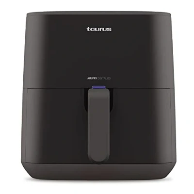 Imagen de Freidora de aire Taurus AF1700D, Potencia 1700.0 W, Capacidad 5,5 L, 8 programas, Temperatura 80 a 200ºC Negro