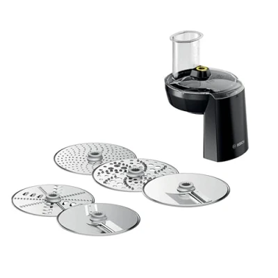 Imagen de Bosch VeggieLove Set cortador rallador, accesorio opcional para robots de cocina OptiMUM