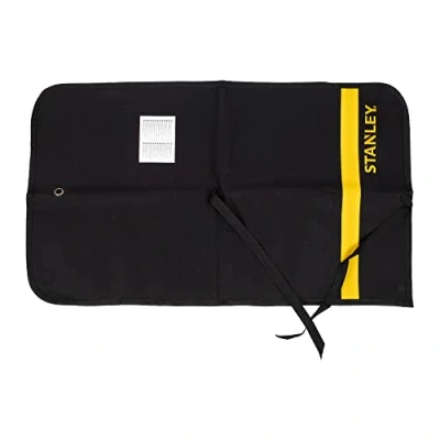 Imagen de STANLEY Bolsa portaherramientas, 1 compartimento con cremallera, Lona de nylon 600 deniers, 12 bolsillos compartimentos, Solapa protectora, Cierre correa 93 601