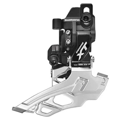 Imagen de SHIMANO Deore XT Fd m8025 2x11 Swing hacia Abajo Desviador Delantero, Unisex, Plata, 34 38 Zähne