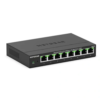Imagen de Netgear Switch de Red Multi Gigabit Ethernet 8 Puertos, MS308, 1G/2.5G, Montaje en Pared o sobremesa y protección 3 años