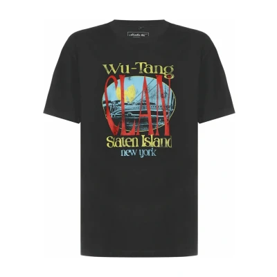 Imagen de Mister Tee WU TANG Staten Island Oversize Camiseta estampada, Hombre, Talla: Small, Black