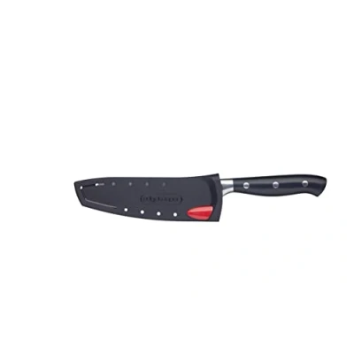 Imagen de MasterClass Santoku EdgeKeeper Afilador de cuchillos (acero inoxidable), color negro, acero inoxidable, 12 cm 5&#039;&#039;