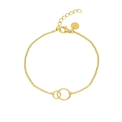 Imagen de Noelani Brazalete de Plata Ley 925 Joyería Señoras Brazo, 16+3 cm, Oro, Viene en Caja Regalo