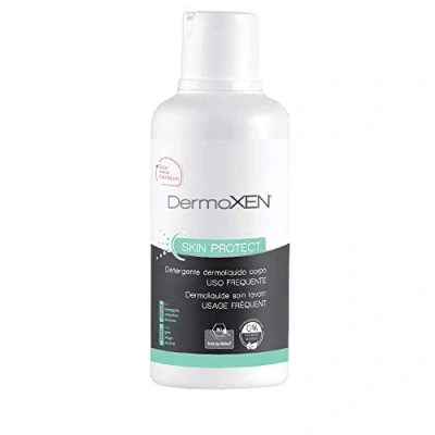 Imagen de DERMOXEN SKIN PROTECT Gel Limpiador Higiene Intima Antibacterias para Mujeres y Hombres. Suave Natural, Recomendado el Gimnasio, Playa, Piscina, Tatuajes Piel Sensible. 500ml