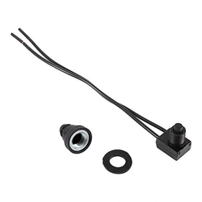 Imagen de interruptor de encendido/apagado a prueba agua 5 piezas, botón Keenso 12 V con cables 4&quot;para motocicleta/Coche