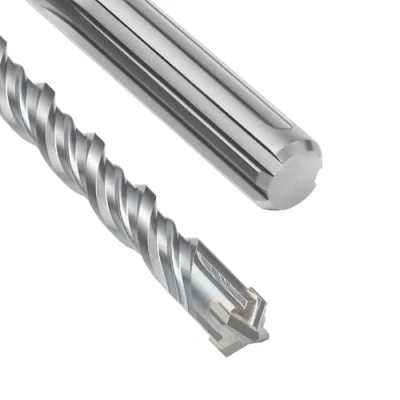 Imagen de SDS Max Broca para hormigón (14 x 460 mm, con 4 cortes de metal duro y doble hélice), hormigón, piedra, piedra natural