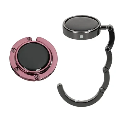 Imagen de kwmobile Ganchos de Bolso para Mesa 2X Colgador portátil con Gancho Abrigos Bolsos Paraguas MAX. 3 kg