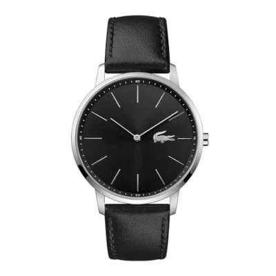 Imagen de Lacoste Reloj Analógico de Cuarzo para hombre con Correa en piel Negro 2011016