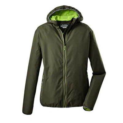 Imagen de Killtec Trin Mn Jckt A Chaqueta impermeable con capucha para Hombre, 36866 000, rojizo, small