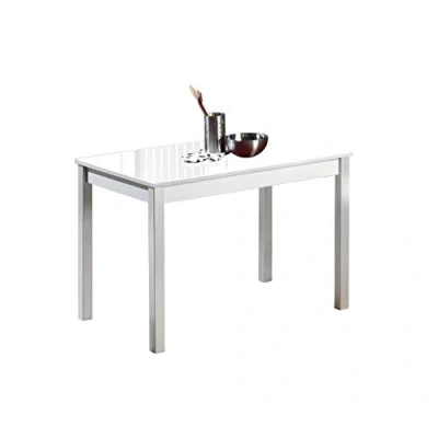 Imagen de ASTIMESA Mesa de Cocina, Metal, Blanco, 80x40cm