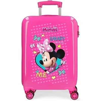 Imagen de Disney Minnie Happy Helpers Maleta de cabina Rosa 34x55x20 cms Rígida ABS Cierre combinación 34L 2,6Kgs 4 ruedas dobles Equipaje Mano
