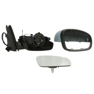 Imagen de Espejo retrovisor Tyc 332 0037 derecha imprimado para ajuste elect. espejo, convexo, calefactable SKODA: Roomster
