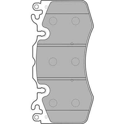 Imagen de DELPHI LP2187 Juego de pastillas freno preparado para indicador desgaste Chapa antichirridos sin accesorios LAND ROVER: Range Rover Sport