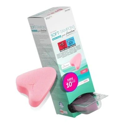 Imagen de JOYDIVISION Soft Tampons &quot;mini&quot; fadenlose Tampons, 10er Spenderbox