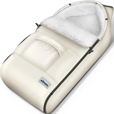 Imagen de KIDUKU Saco de Invierno para Cochecito, Carrito Universal Térmico Bebé, Silla Paseo, Carro Lavable con Cremallera y Gran Bolsillo
