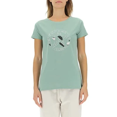 Imagen de JEEP O102614 E854 J Woman T Shirt Star Botanical Print J22W Mujer Jade Green S