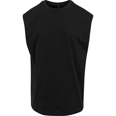 Imagen de Build Your Brand T Shirt Ultra Heavy Cotton Box tee Camiseta, Negro, Medium para Hombre