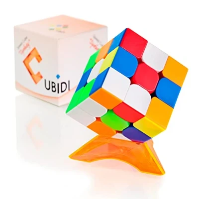 Imagen de CUBIDI Cubo De Magico 3x3, Tipo Sydney, Velocidad con Propiedades Optimizadas para Principiantes Y Usuarios Avanzados Unisex Adultos Sin Pegatina 26 Juguete Educativo