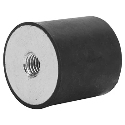 Imagen de 4pcs Soporte de Goma Antivibración Amortiguador del Aislador Montajes Aislantes Rosca Hembra Anti Vibración Bobina Pies Montaje Goma(30 * 30 M8)