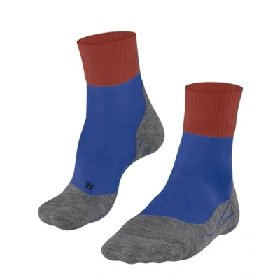Imagen de FALKE TK2 Explore Cool Short M SSO lyocell hilo funcional anti ampollas gruesa 1 par, Calcetines para correr Hombre, Azul Cobalt Blue 6054, 46 48