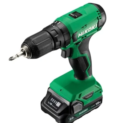 Imagen de HIKOKI DV18DAWCZ Taladro de impacto con batería (en maletín transporte) (2,0) 18 V, color verde