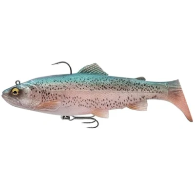 Imagen de Savage Gear 3D Rattle Shad, Swimbait realista con cola de pádel, ideal para pesca lucio, bajo y torpedo, longitud 20,5 cm, 135 g fast sinking (rainbow)