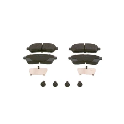 Imagen de BOSCH 0 986 494 195 Juego de pastillas freno Low Metallic Chapa antichirridos, con tornillos accesorios FORD: FIESTA 6, 6 Van norauto,